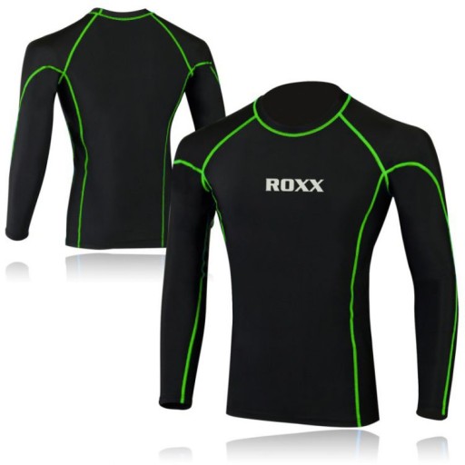 ROXX Men Compression Shirt | BLACK/YELLOW L