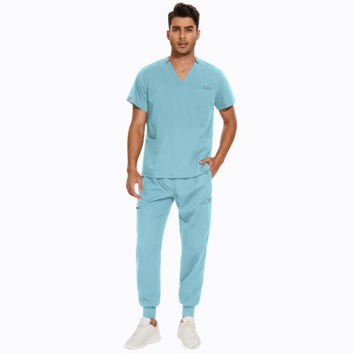 KOMPLET MEDYCZNY MĘSKI SCRUB UNIFORM RÓŻNE KOLORY, XXL
