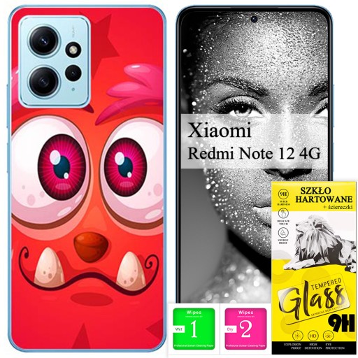 ETUI PLECKI FOTO Case OBUDOWA Pokrowiec SZKŁO do Xiaomi Redmi Note 12 4G