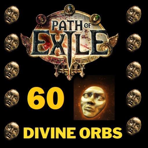 PATH OF EXILE POE STANDARD 60 DIVINE ORB ORBY PC
