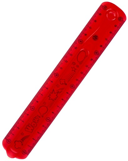 LINIJKA FLEXI CZERWONA 20CM ASTRA-7498