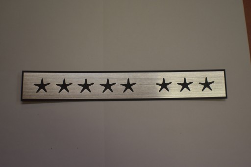 RUCH OŚMIU GWIAZD naklejka emblemat 40 x 6 cm *SR