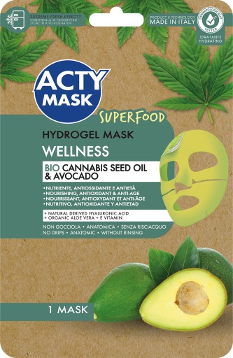 Acty Mask maseczka z olejem z nasion konopi