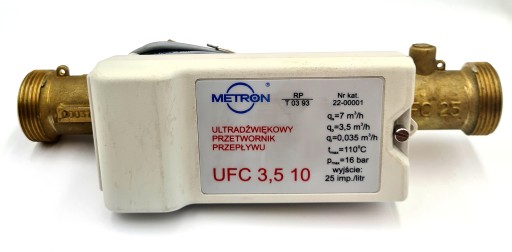 Ultradźwiękowy przetwornik przepływu Metron UFC 3,5 10