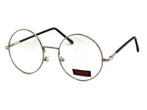 Damskie Okulary ANTYREFLEKSY BLUE LIGHT Komputera czarne Gamingowe Okrągłe