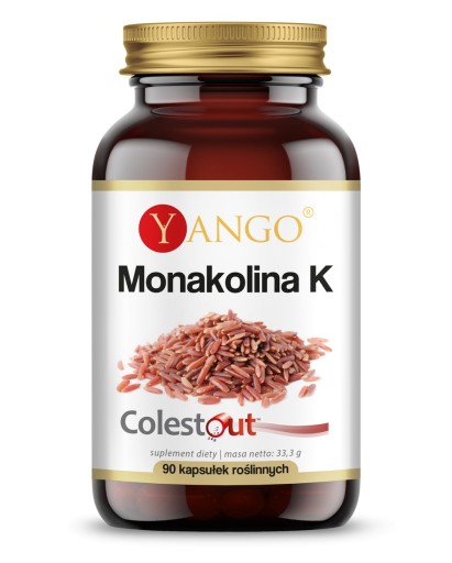 Monakolina K Czerwone drożdże 90 kapsułek Yango