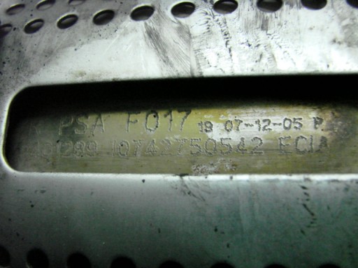 FILTR DPF C4 GRAND PICASSO I 2.0 HDI 2008 PSAF017