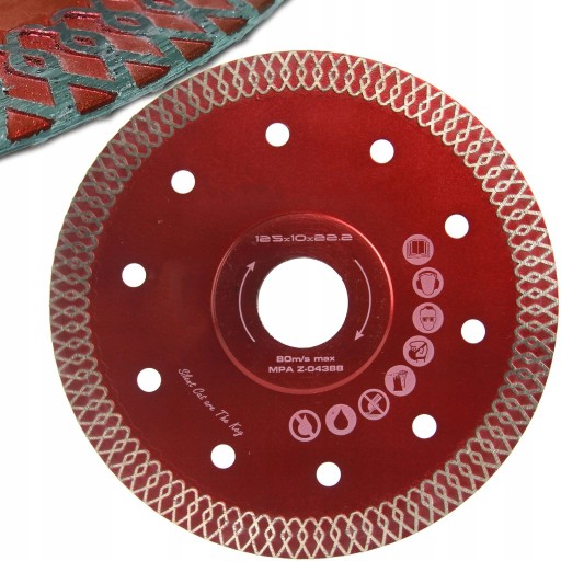 TARCZA DIAMENTOWA RAPID 125mm CIĘCIA GRESU PŁYTEK