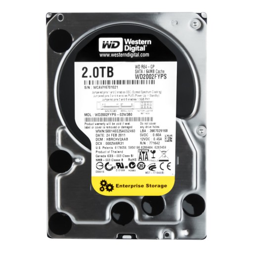 WD RE4-GP 2TB 7.2K 64MB SATA II 3.5'' WD2002FYPS