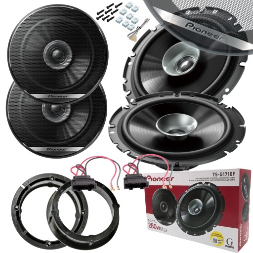 PIONEER głośniki + dystanse do VW GOLV IV BORA PASSAT B5 NEW BEETLE