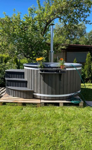 Balia ogrodowa Basen z hydromasażem okrągły Hot Tubs