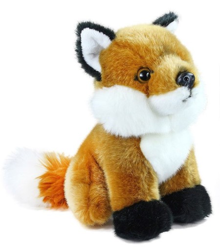 MASKOTKA LIS SIEDZĄCY REALISTYCZNY ECO LISEK 18cm