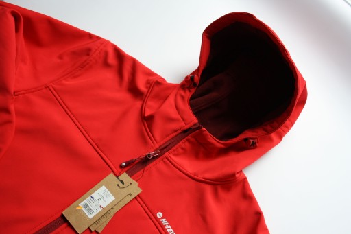 męska kurtka softshell HI-TEC KAORU czerwony XXL