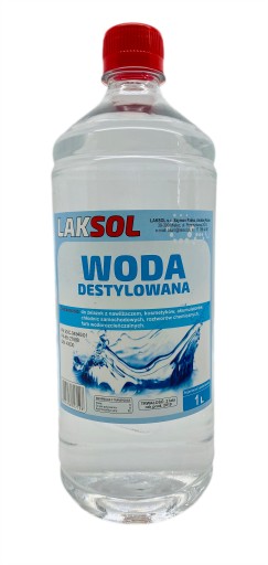 WODA DESTYLOWANA DEMINERALIZOWANA 1L