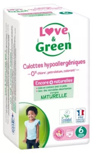 LOVE&GREEN 6 PIELUCHOMAJTKI +16 kg 16 szt. LE7