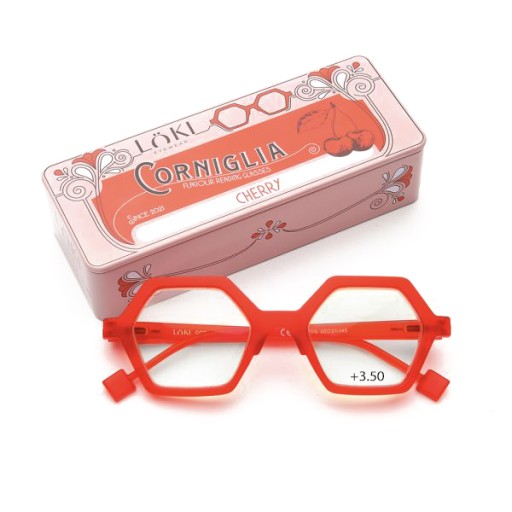 +3.5 Plusy LOKI - ITALY Okulary do komputera Blue Block okulary do czytania