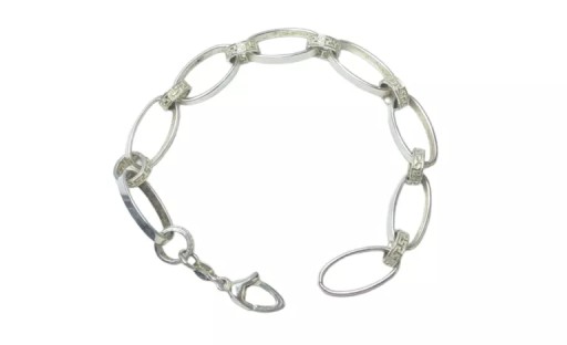 SREBRNA BRANSOLETKA 12,74G | 925 | 19 CM