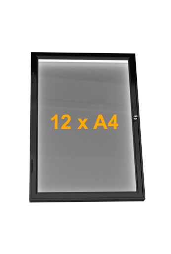 INFORMACYJNA GABLOTA OGŁOSZENIOWA 12xA4 ZEW Z LED