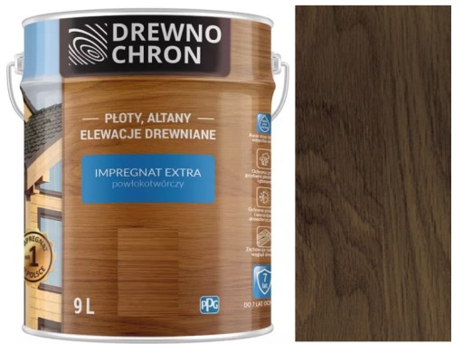 DREWNOCHRON IMPREGNAT EXTRA 9L PALISANDER