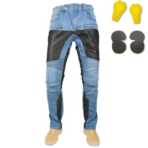 PK719 jazda motocyklem spodnie Moto pantalon Jeans