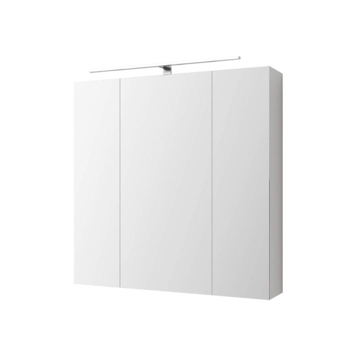 Szafka lustrzana z oświetleniem LED 72,4x72x15 cm
