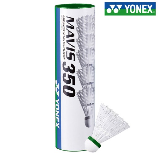 YONEX LOTKI BADMINTONOWE MAVIS 350 M350PW S slow białe WOLNE 6szt