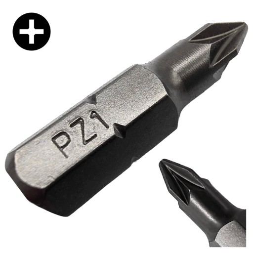 BIT KOŃCÓWKA DO WKRĘTAREK PZ 1 25mm KRZYŻOWY POZIDRIV COBIT 1szt
