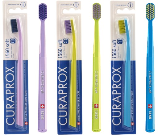 Manualna szczoteczka do zębów CURAPROX CS 1560 Soft Miękka Eco Pack 3 szt