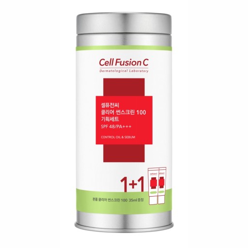 Cell Fusion C Advanced Clear Sunscreen 100 SPF50+ Krem do opalania 2x35ml