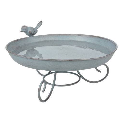 Poidełko dla Ptaków Metalowe stojące Karmnik 21cm Esschert Design Parapet