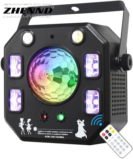 4 w 1 LED Stage Light Efekt UV Idealny na wesele