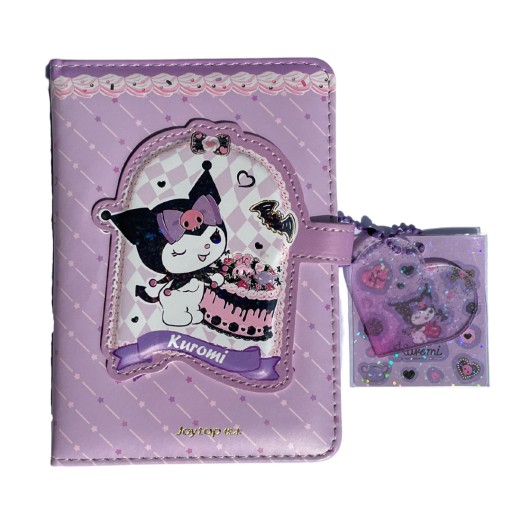 Zeszyt Planer Kuromi Bajka Hello Kitty Notatnik A5 Fioletowy