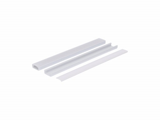 Profil LED PCV LINE SLIM 16X7 biały 2m osłona ml