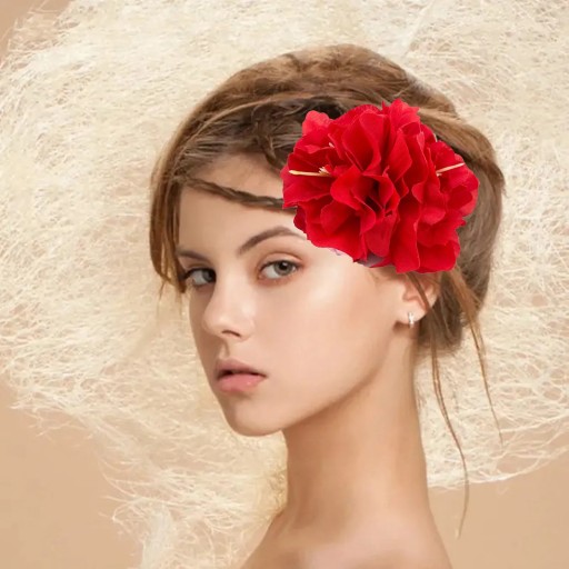 Spring And Summer Sun Flower Hairpin Simulation Cloth Art Sunflower