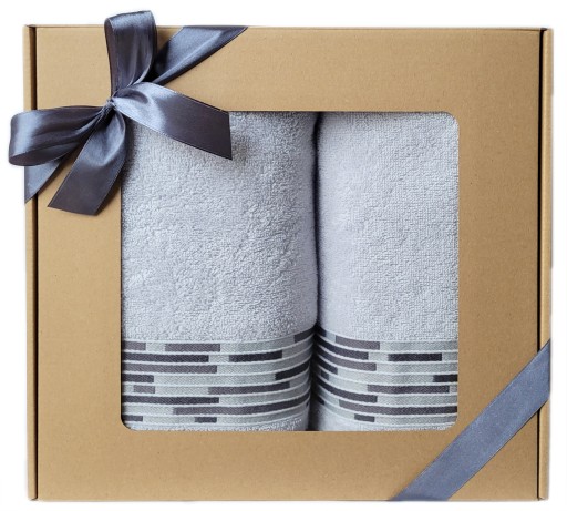 ZWOLTEX Ręczniki GRAFIK Bawełna Egipska 2 szt