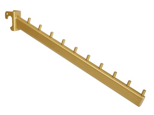 WIESZAK SKOŚNY 40cm 10N GOLD SZYNA UNIVERSAL a1