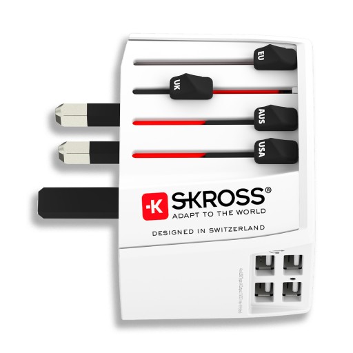SKROSS Adapter MUV 4xUSB do Meksyku i 200 krajów
