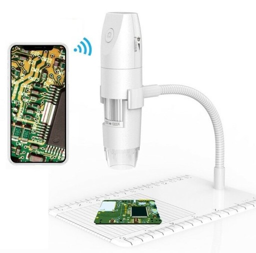 MIKROSKOP CYFROWY USB 1080p 2MP APP 1000x WIFI