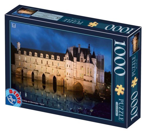 Puzzle D-Toys 1000 Zamek Chenonceau, Francja - KD