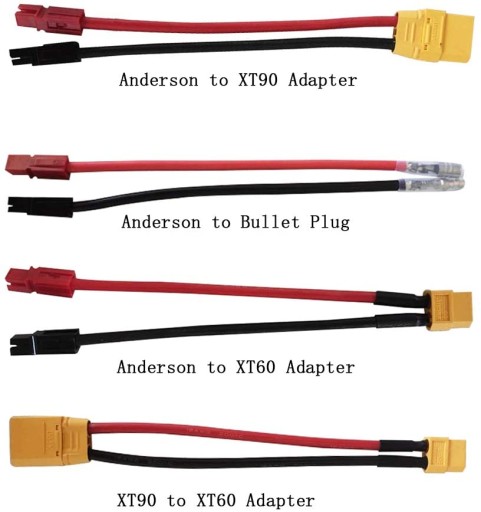 Adapter Anderson na XT60/Adapter Anderson na XT90