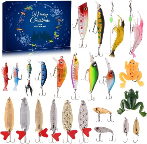 Advent Calendar Fishing Christmas Countdown -