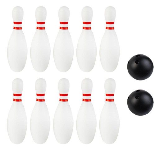 Dolity Pins Piłki Zestaw do gry w kręgle dla dzieci 16 cm