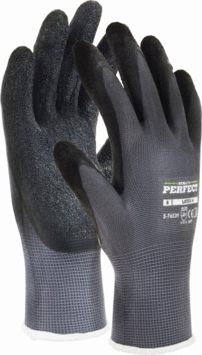 RĘKAWICE POLIESTROWE LATEX H STALCO PERFECT R-8 76339