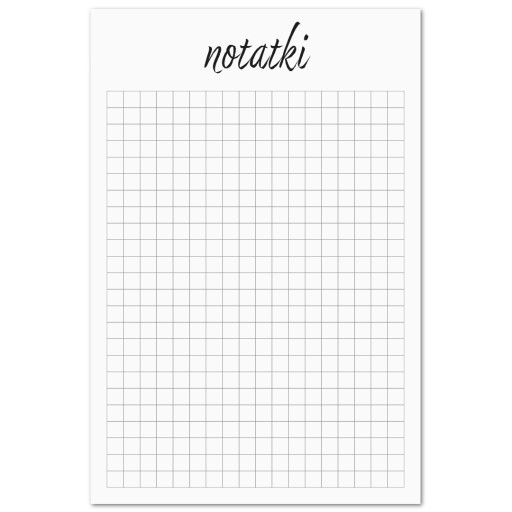 Magnetyczny NOTATNIK notes duży na lodówkę