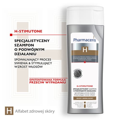 Pharmaceris H-Stimutone szampon przeciw siwieniu