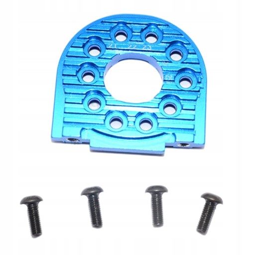 Aluminiowy wspornik silnika samochodu RC niebieski