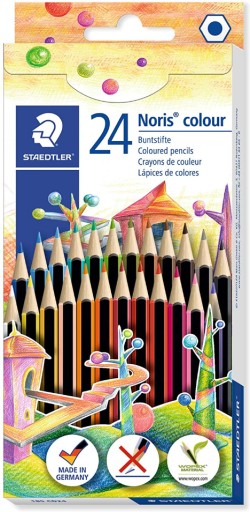 KREDKI OŁÓWKOWE STAEDTLER NORIS 24SZT
