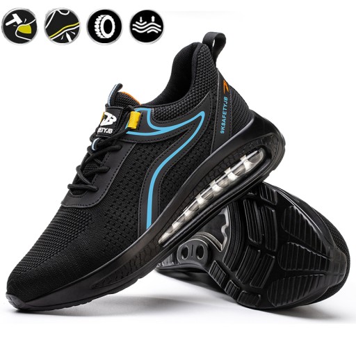 Buty ochronne z metalowym noskiem lekkie sportowe obuwie robocze bhp