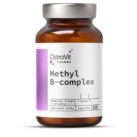 OSTROVIT METHYL B-COMPLEX METYLOKOBALAMINA ODPORNOŚĆ ENERGIA MOC 30 KAPSUŁE