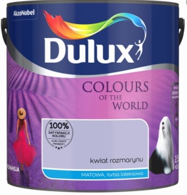 DULUX KOLORY ŚWIATA KWIAT ROZMARYNU 5L